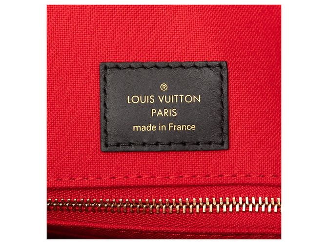 Louis Vuitton Marrone Monogram Reverse Giant OnTheGo MM - vista 5