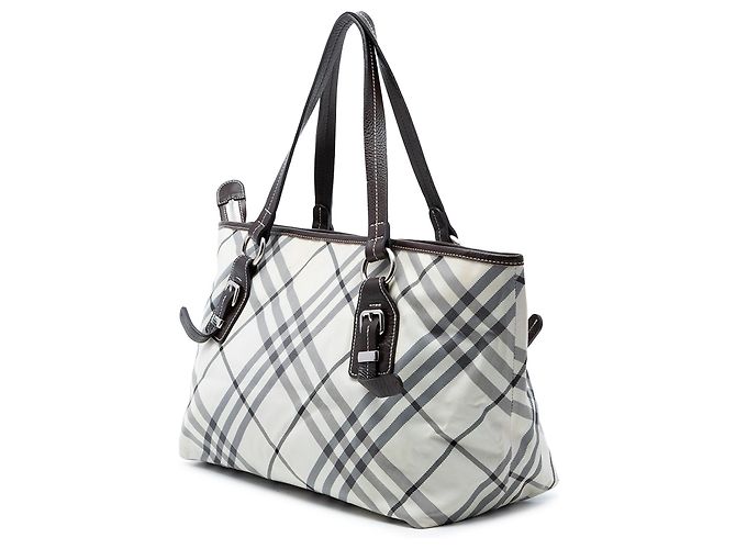 Burberry Brown Nova Check Canvas Tote Braun Beige - Ansicht 2