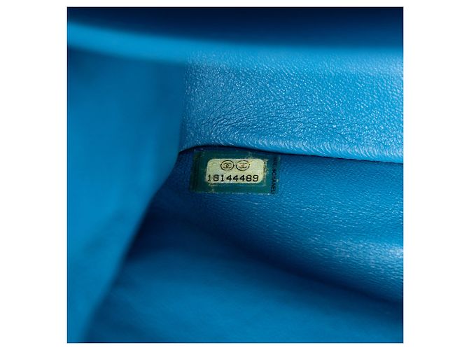 Chanel Blue Jumbo Classic Caviar Double Flap - vista 6