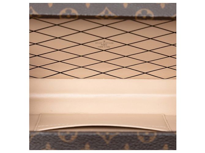 Louis Vuitton Marrone Monogram Petite Malle - vista 4