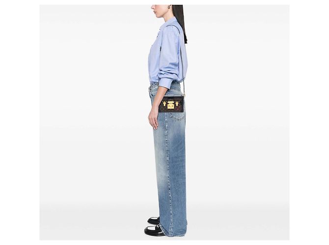 Louis Vuitton Marrone Monogram Petite Malle - vista 6