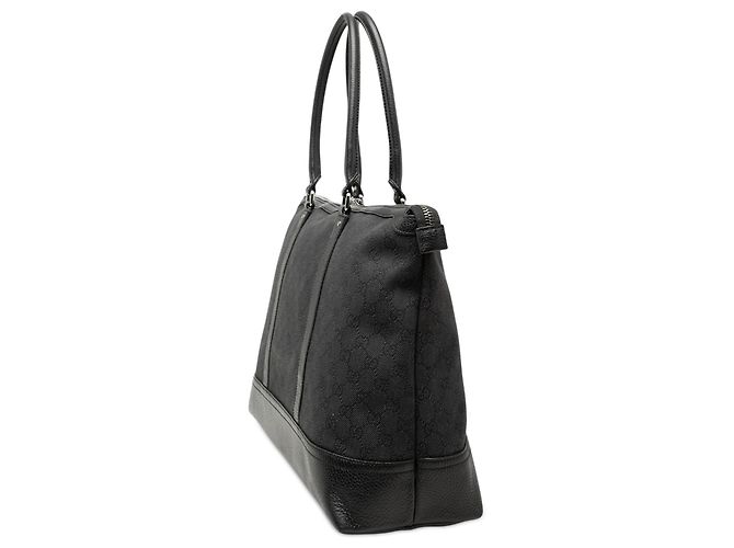 Tote in denim GG nero Gucci - vista 2