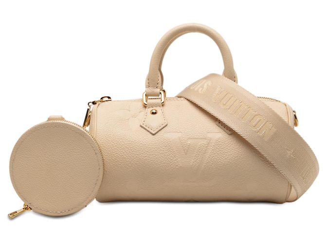 Louis Vuitton Beige Monogram Empreinte Giant Papillon BB - view 7