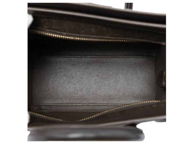 Céline Borsa Celine Yellow Nano Tricolor Leather Luggage Tote - vista 4