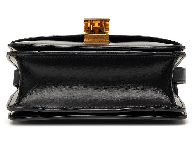 Céline Celine Black Small Calfskin Classic Box Nero - vista 3