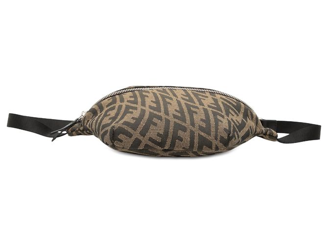 Fendi Gürteltasche aus Zucchino Canvas in Beige - Ansicht 3