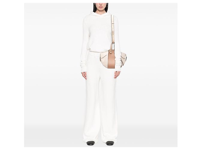 LOEWE Beige Small Bicolor Leder Hammock Satchel - Ansicht 7
