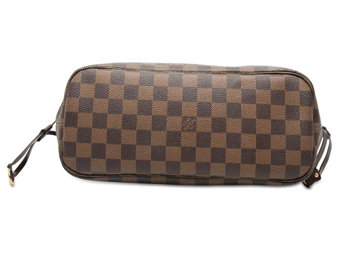 Louis Vuitton Marrone Damier Ebene Neverfull PM - vista 3