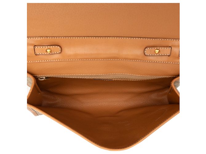 Céline Celine Beige Macadam Tela Cerata Crossbody - vista 4