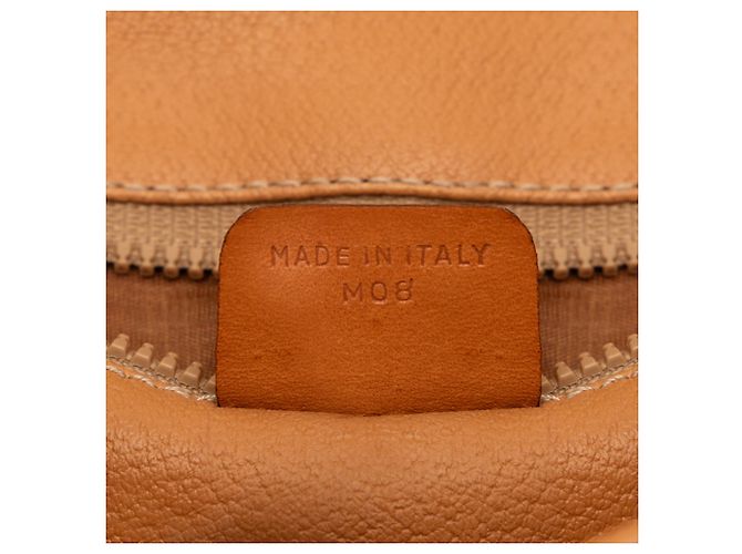 Céline Celine Beige Macadam Tela Cerata Crossbody - vista 6