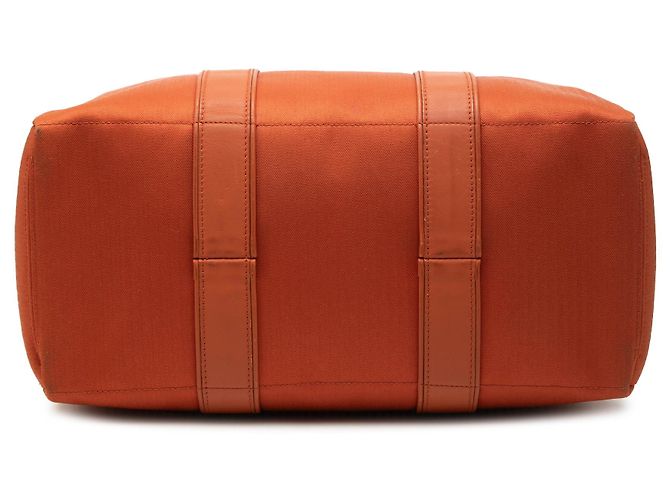 Tote Hermès Orange Toile Acapulco MM Arancione - vista 3