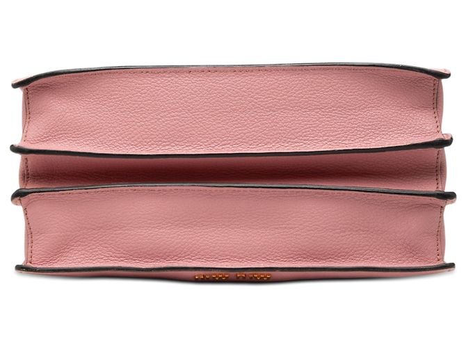 Borsa Miu Miu in pelle di capra Madras rosa Pink - Ansicht 3