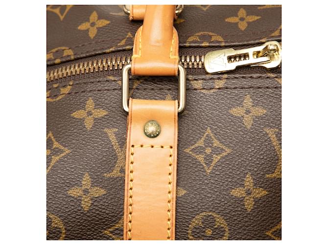 Louis Vuitton Marrone Monogram Keepall 55 - vista 11