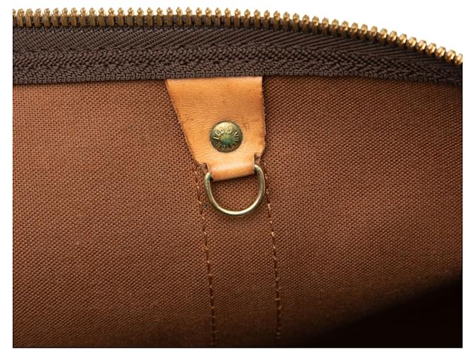 Louis Vuitton Marrone Monogram Keepall 55 - vista 8