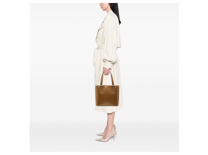 Louis Vuitton Gold Monogram Mat Stockton Dourado - Ansicht 7