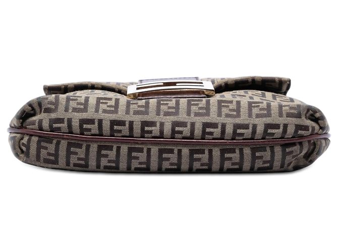 Fendi Beige Zucchino Canvas Crossbody - vista 3