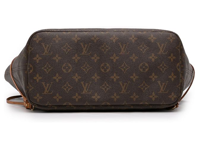Louis Vuitton Marrone Monogram Neverfull MM - vista 3