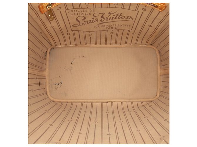 Louis Vuitton Marrone Monogram Neverfull MM - vista 4
