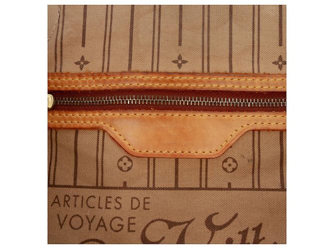 Louis Vuitton Marrone Monogram Neverfull MM - vista 5