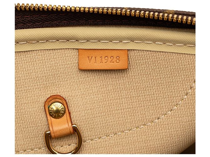 Louis Vuitton Marrone Monogram Alize 24 Heures - vista 5