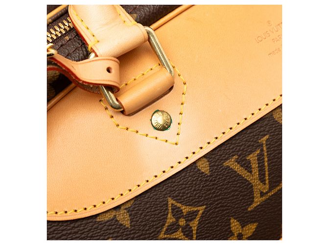 Louis Vuitton Marrone Monogram Alize 24 Heures - vista 7
