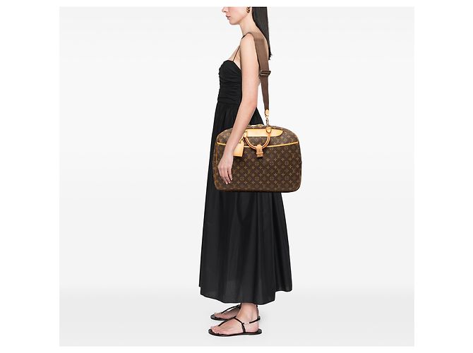 Louis Vuitton Marrone Monogram Alize 24 Heures - vista 8