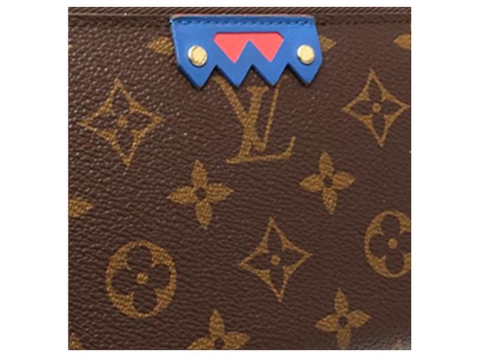 Cartera Zippy Totem Monogram Marrón Louis Vuitton Castaño - vista 9