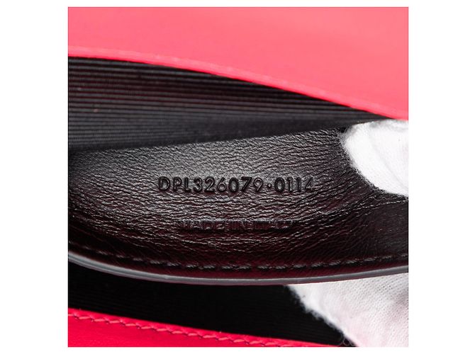 Clutch Cassandre monogramma in pelle di vitello liscia rosa Saint Laurent - vista 6