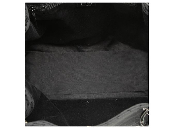 Gucci Black GG Canvas Tote Schwarz - Ansicht 4