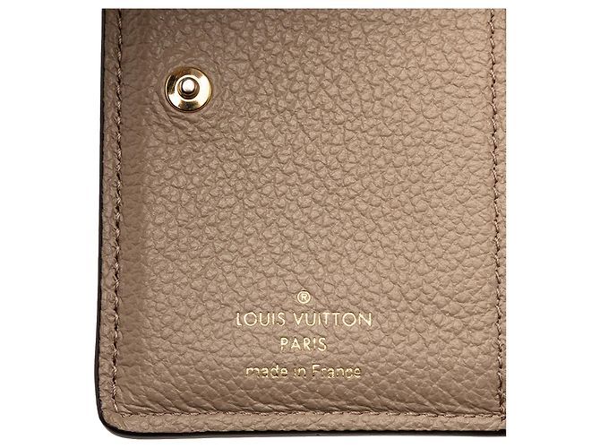 Portafoglio Louis Vuitton Clea Monogram Empreinte Bicolore Beige - vista 6