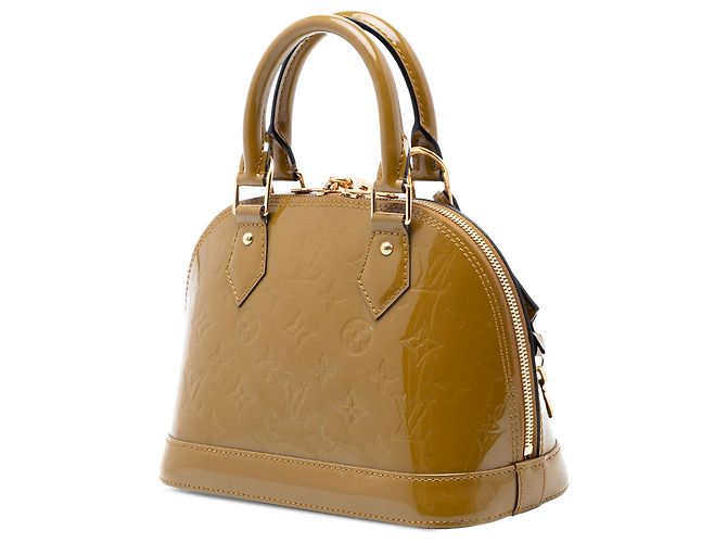 Louis Vuitton Alma BB in monogram vernis verde Verde oliva - vista 2