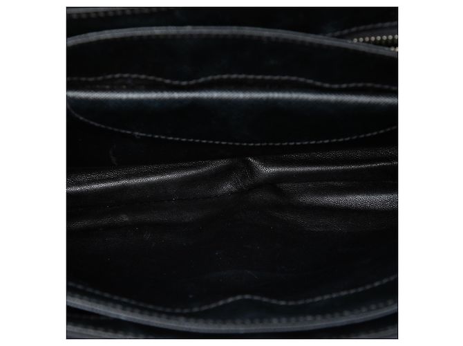 Bolsa transversal Prada Black Saffiano Lux e Tessuto com corrente Preto - vista 4