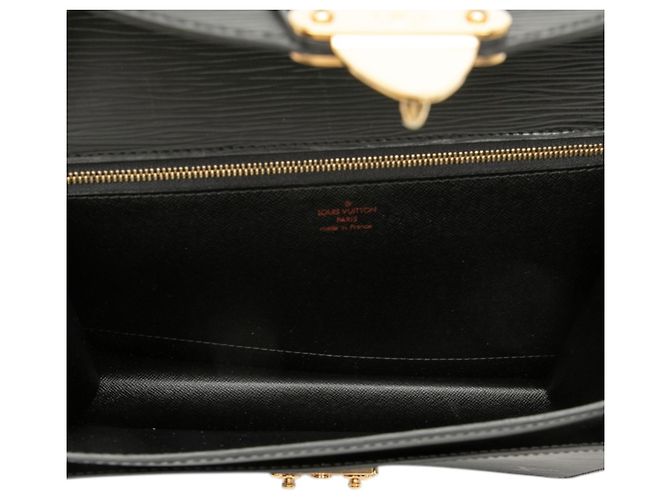 Louis Vuitton Black Epi Monceau 28 Negro - vista 4