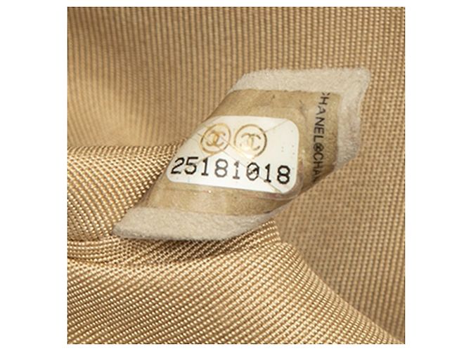 Chanel Boy Flap en agneau métallisé tressé marron Old Medium Marron clair - vue 6