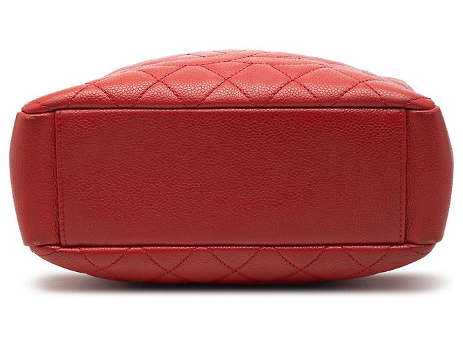 Tote Shopping Petite in Caviar Rosso Chanel - vista 3