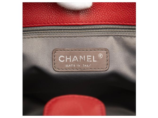 Tote Shopping Petite in Caviar Rosso Chanel - vista 5