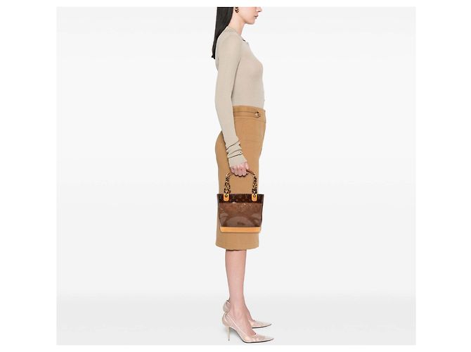 Louis Vuitton Borsa Cabas Monogram Marrone Ambre PM - vista 7