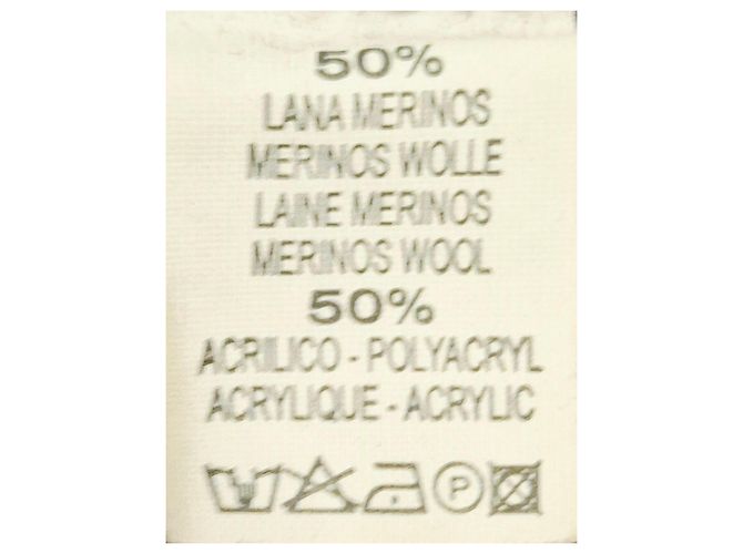 Autre Marque Paulnico Merinowolle Acryl Weste Dunkelviolett - Ansicht 3