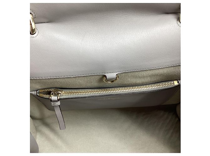 Borsa a mano Jet Set Salvatore Ferragamo in pelle grigia - vista 11