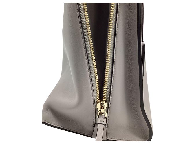 Borsa a mano Jet Set Salvatore Ferragamo in pelle grigia - vista 16