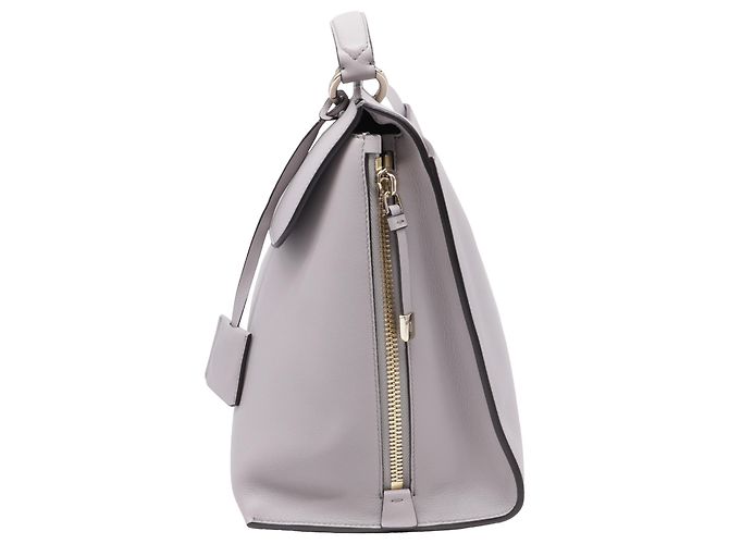 Borsa a mano Jet Set Salvatore Ferragamo in pelle grigia - vista 5