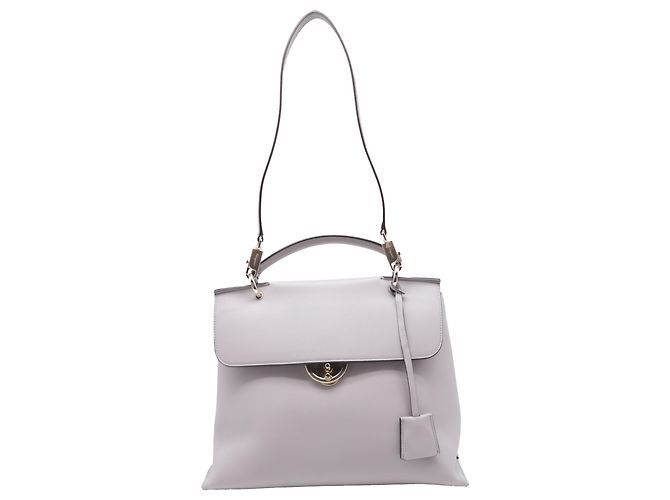 Borsa a mano Jet Set Salvatore Ferragamo in pelle grigia - vista 7