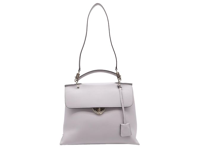 Borsa a mano Jet Set Salvatore Ferragamo in pelle grigia - vista 8