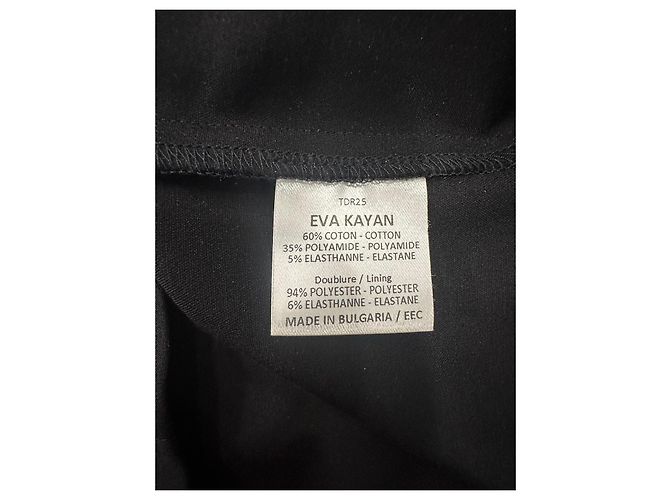 Eva Kayan schwarzes Trägerkleid - Ansicht 5