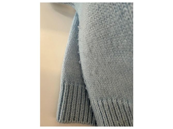 Autre Marque Shushu/Tong Cárdigan azul bordado Azul claro - vista 4