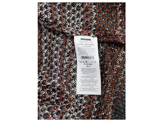Missoni Metallic-Strick-Tanktop Braun Mehrfarben Grau Metallisch - Ansicht 3