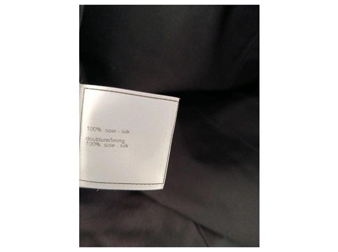 Chanel schwarzes Seidenkleid - Ansicht 8