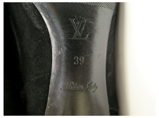 Louis Vuitton Talons Dorés Botas Over-the-Knee Negro - vista 12