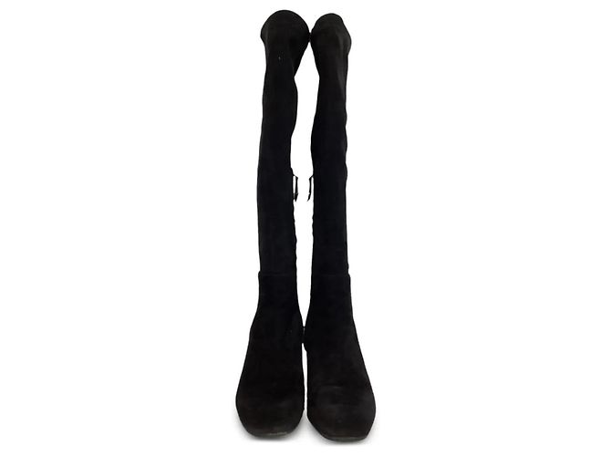 Louis Vuitton Talons Dorés Botas Over-the-Knee Negro - vista 4