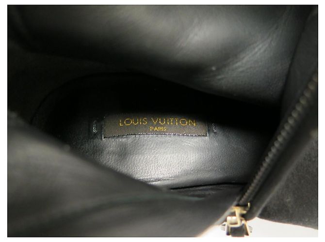 Louis Vuitton Talons Dorés Botas Over-the-Knee Negro - vista 9
